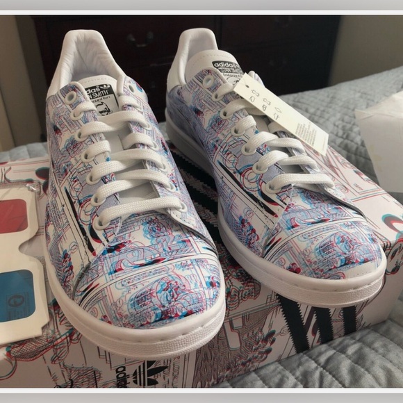 Adidas Stan Smith Mickey Mouse 3D shoes - Picture 1 of 12